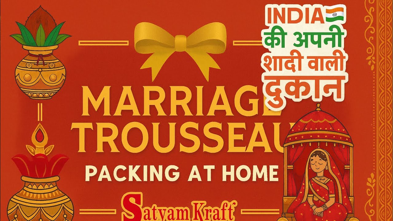 Wedding Packing /Tray Packing at home | Easy & Royal Trousseau Packing Ideas