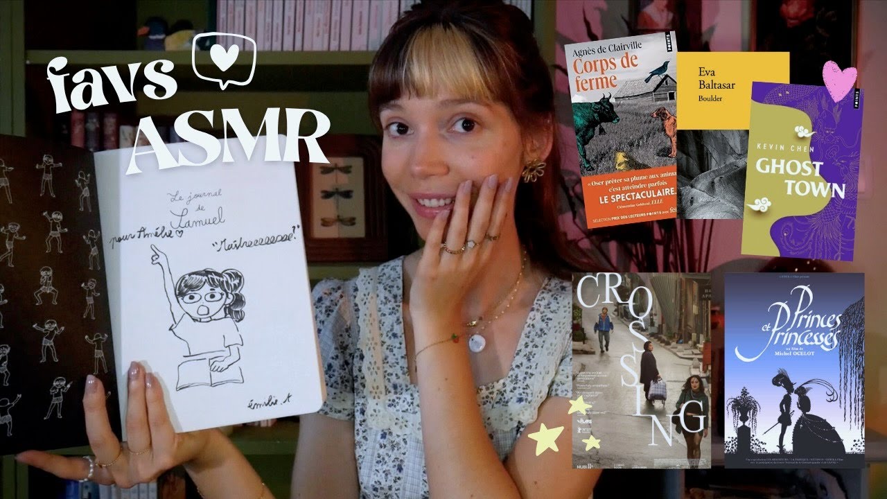 ASMR | Mes coups de coeur lecture, ciné etc. du moment ☀️ favs d'été 2025