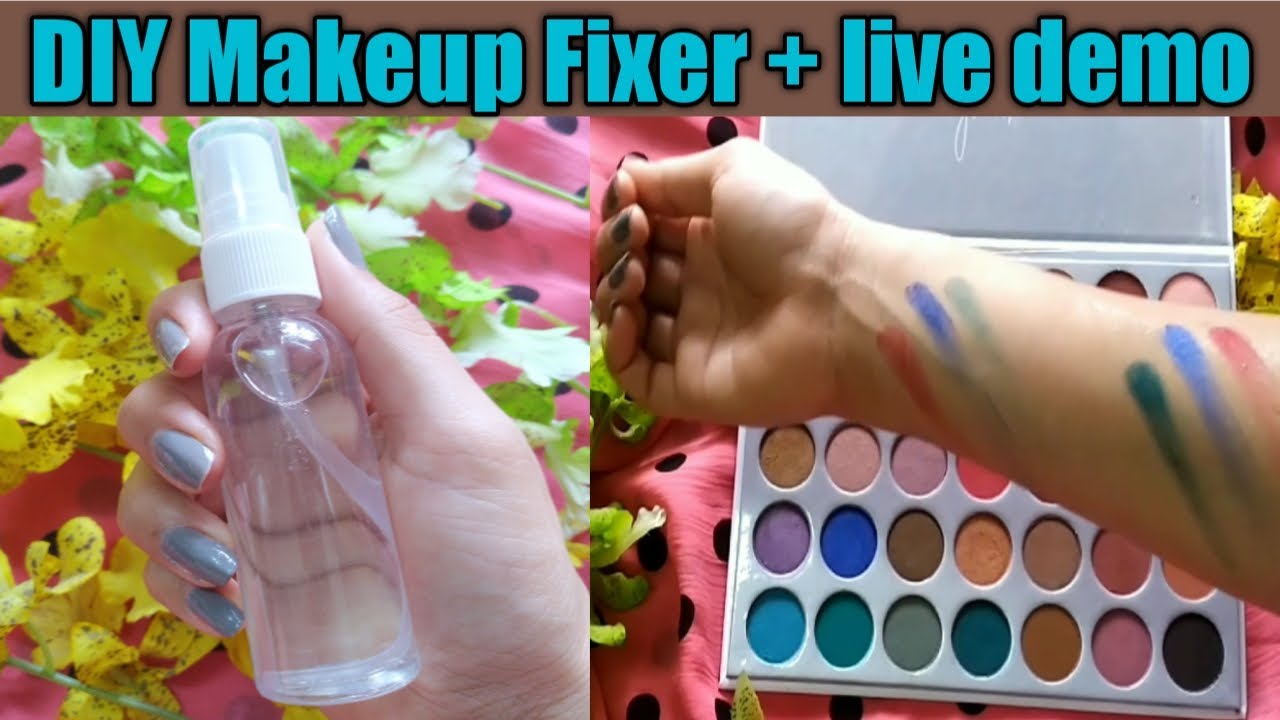 DIY makeup fixer l only with 3 ingredients l DIY makeup setting spray