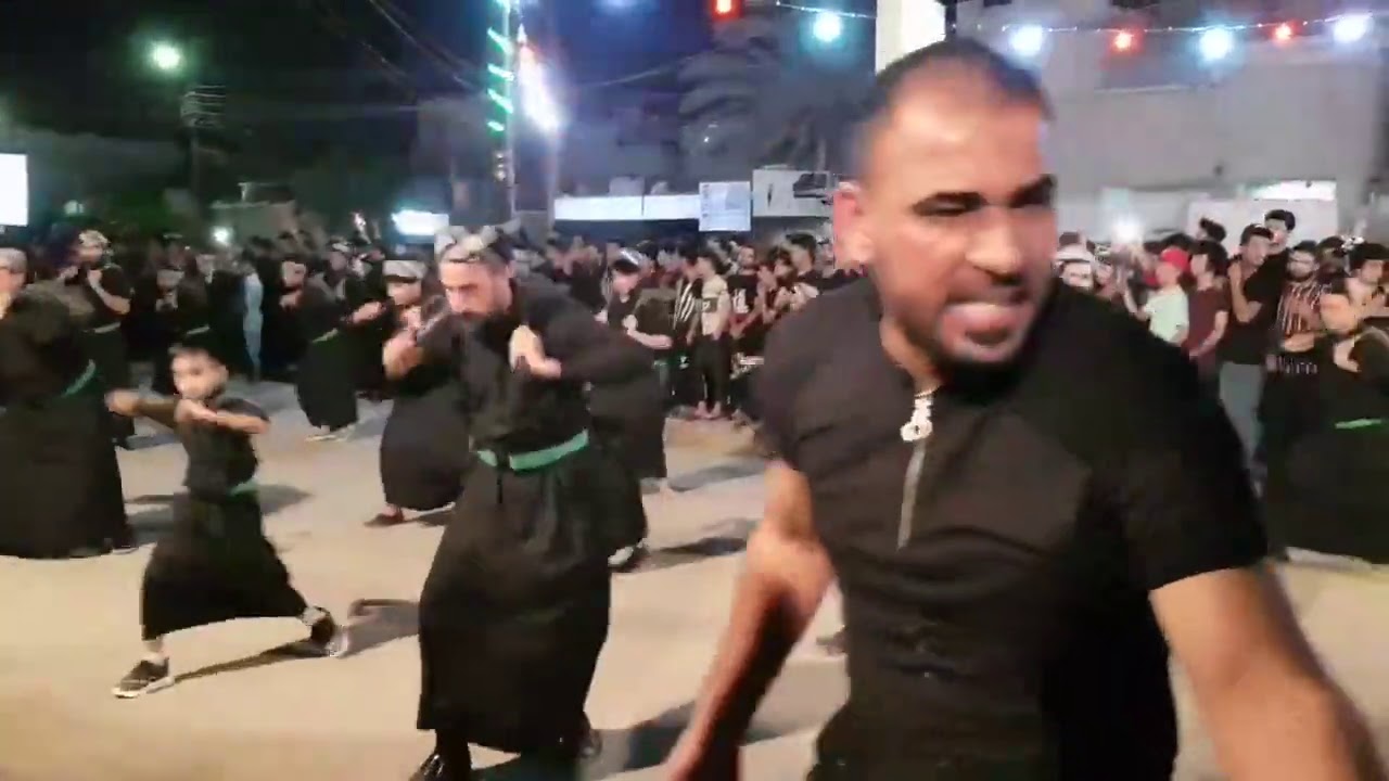 دخول موكب شهداء الطف الئ موكب خدام المصلح