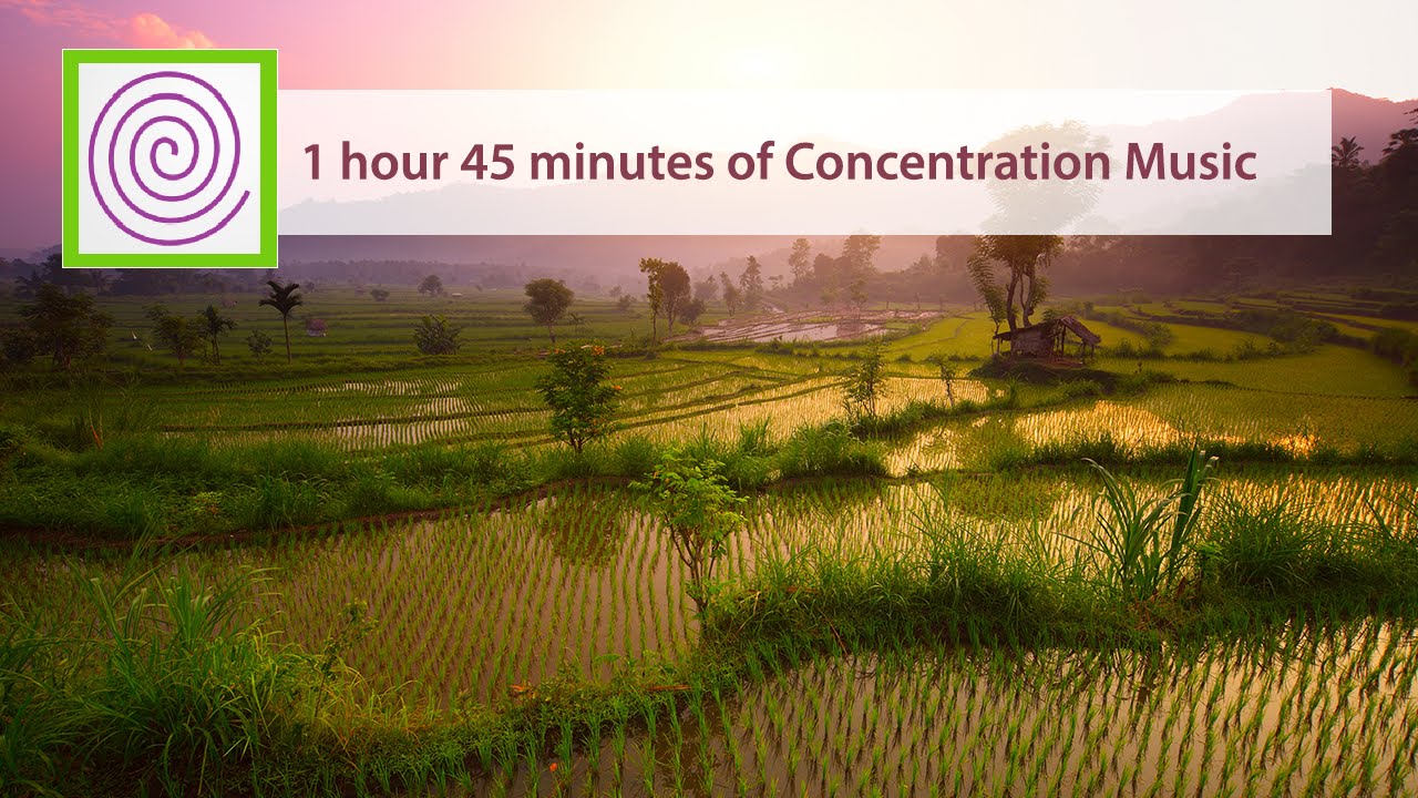 1 HOUR 45 MINUTES of concentration music - for exams, study, meditation, yoga!