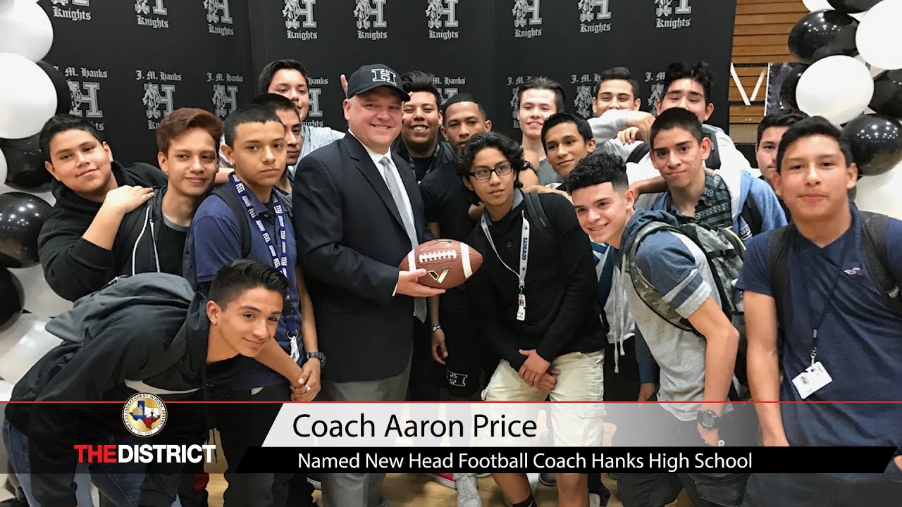Aaron Price Named New Hanks H.S. Head Football Coach!