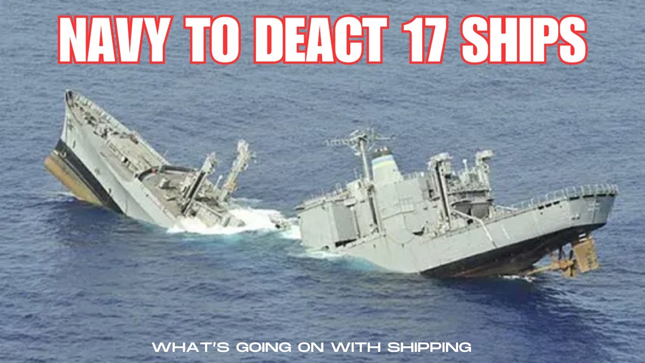 US Navy's Military Sealift Command to Lay Up 17 Ships and Increase Their Labor Pool