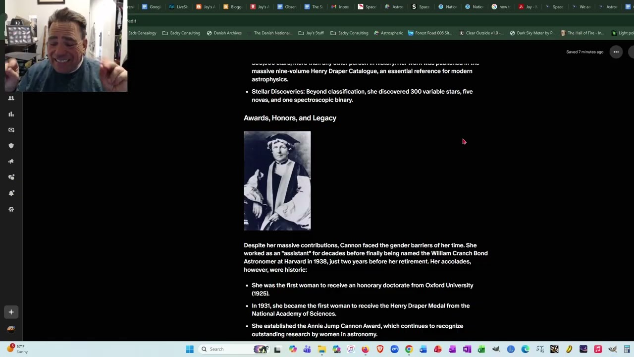 Astronomer of the Week Annie Jump Cannon Classify the Universe