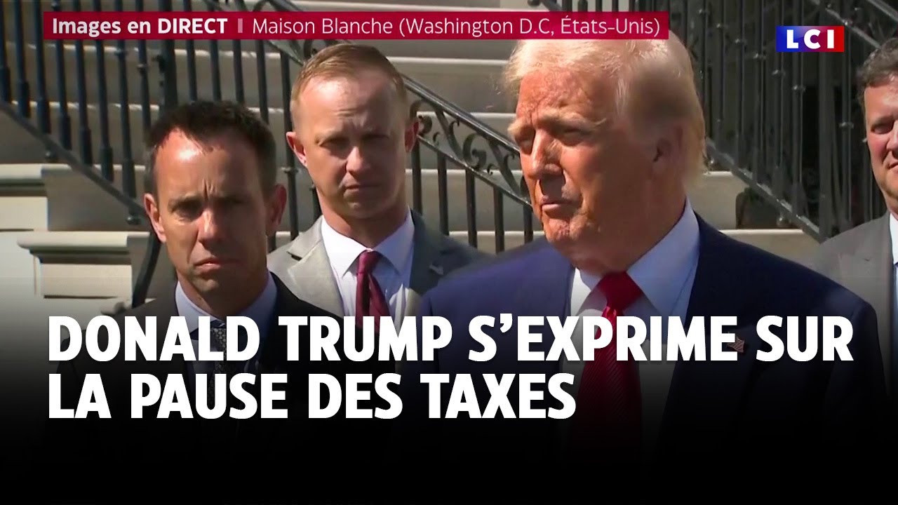 Pause des taxes : Donald Trump s'exprime｜LCI