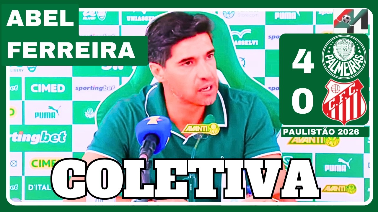 COLETIVA ABEL FERREIRA | PALMEIRAS X CAPIVARIANO |PAULISTÃO 2026 | QUARTAS DE FINAL