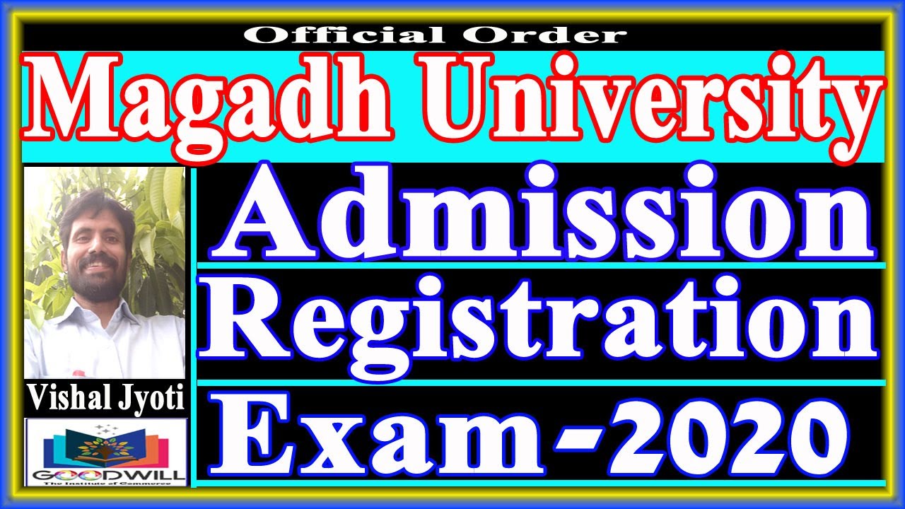 Magadh University Admission Registratoin-2020
