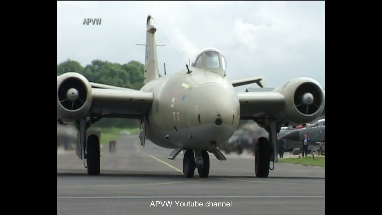 Royal Air Force Canberra in action!