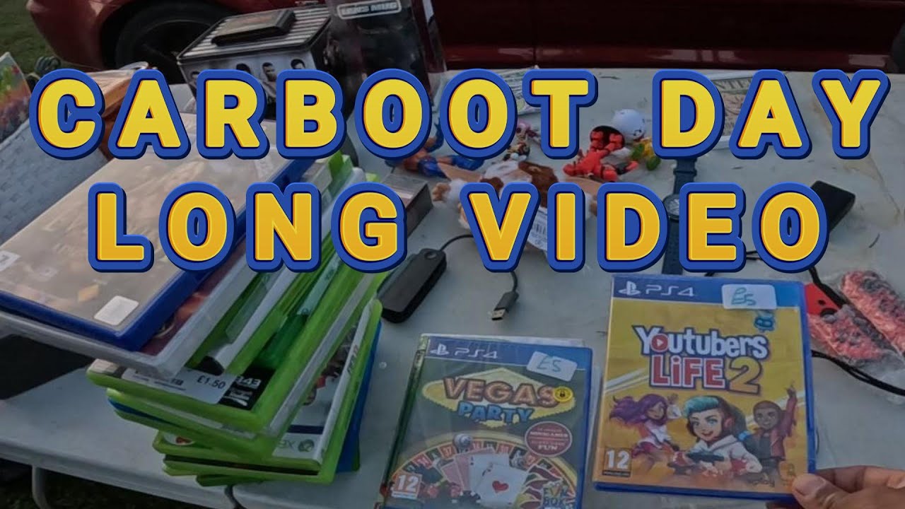 Full Day at the Carboot - Long Video !