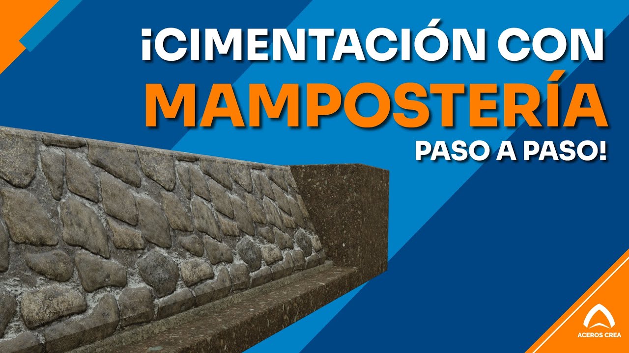 Construye un Muro de Mampostería y Cimentación en 5 pasos