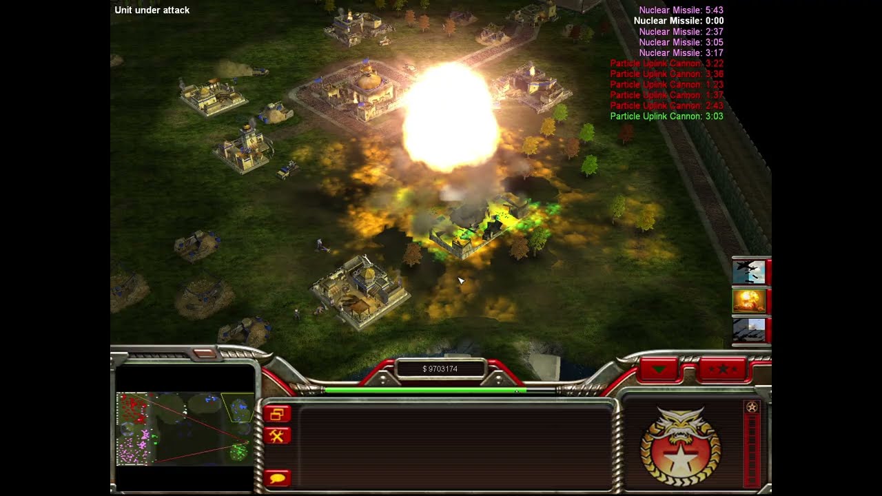 China   Command & Conquer Generals Zero Hour  2 vs2 HARD