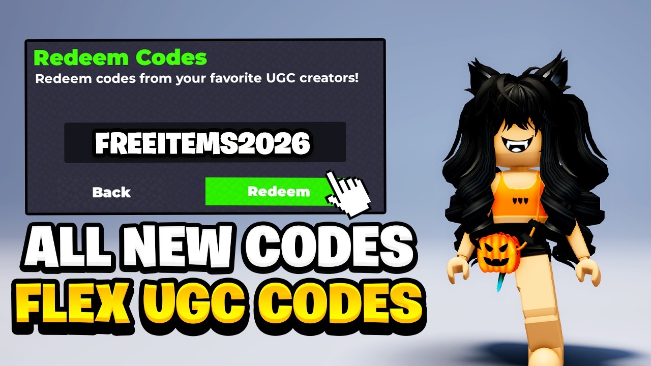 *НОВЫЕ* ВСЕ РАБОЧИЕ КОДЫ ДЛЯ FLEX UGC В ОКТЯБРЕ 2026! КОДЫ ROBLOX FLEX UGC