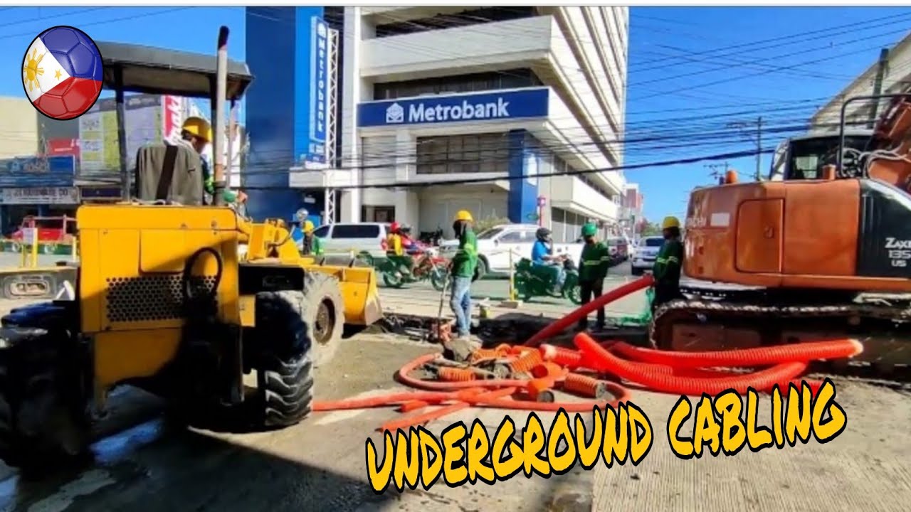 INSTALLATION PIPE UNDERGROUND CABLING PROJECT DAVAO CITY RAMON MAGSAYSAY AVENUE, AUC CONSTRUCTION