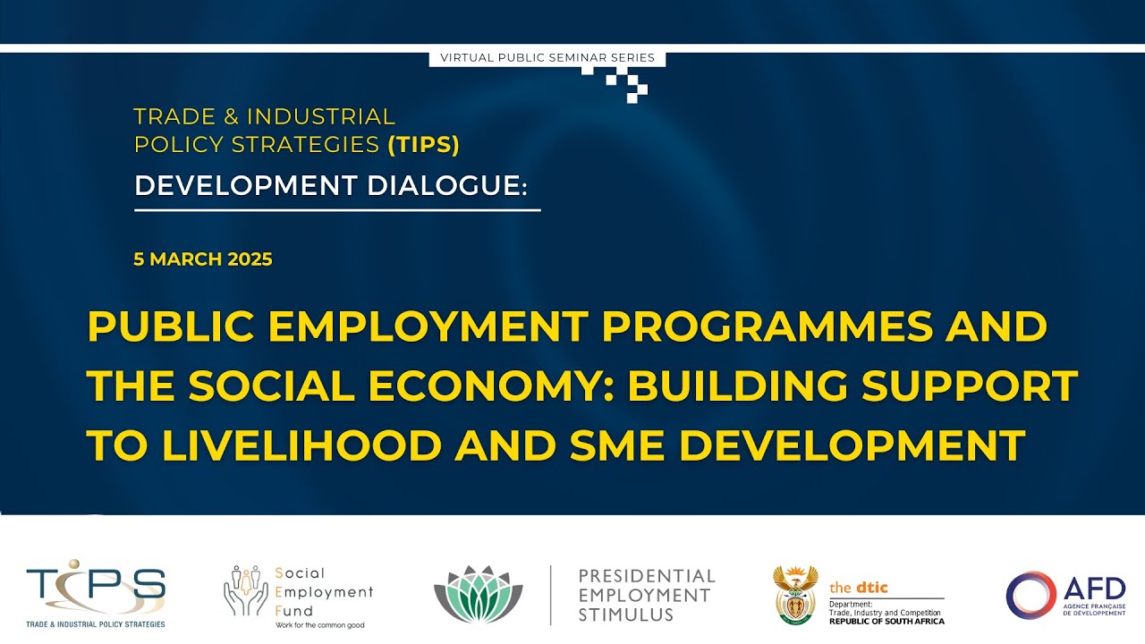 PUBLIC EMPLOYMENT PROGRAMMES AND THE SOCIAL ECONOMY