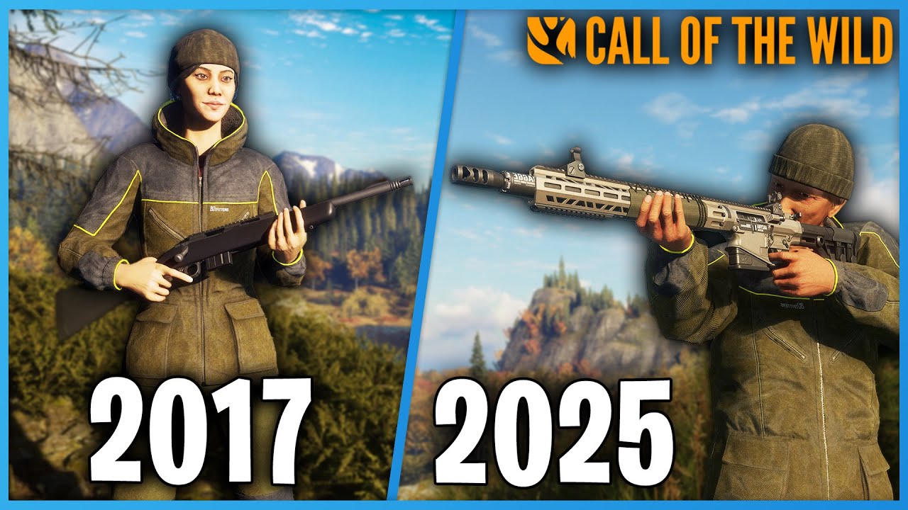 Эволюция Hunter Call Of The Wild (2017 - 2025)