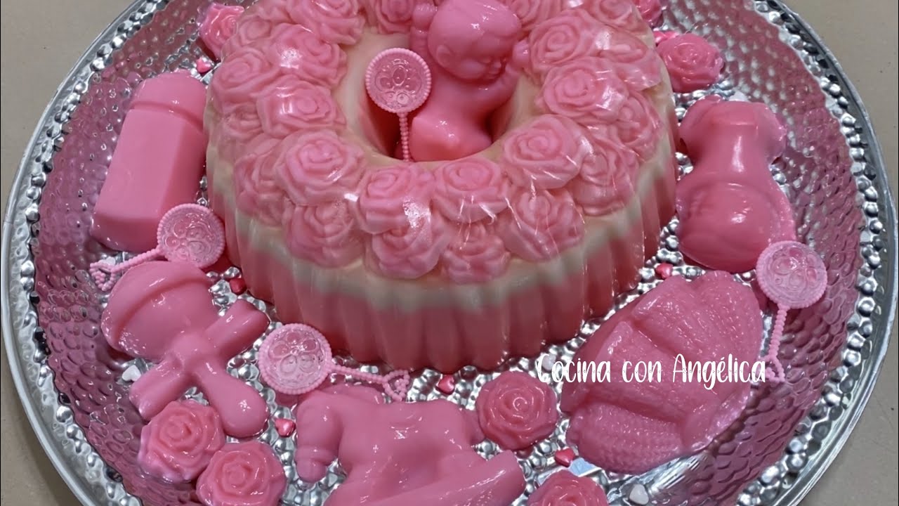 Gelatina para baby shower!! Muy fácil de hacer!🎀💗💕🎀