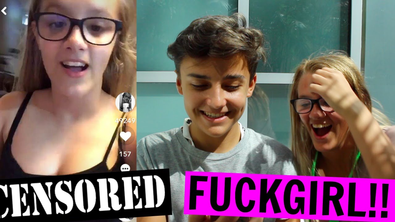 REACTING TO FUCKGIRL MUSICAL.LY (Ft. MK)