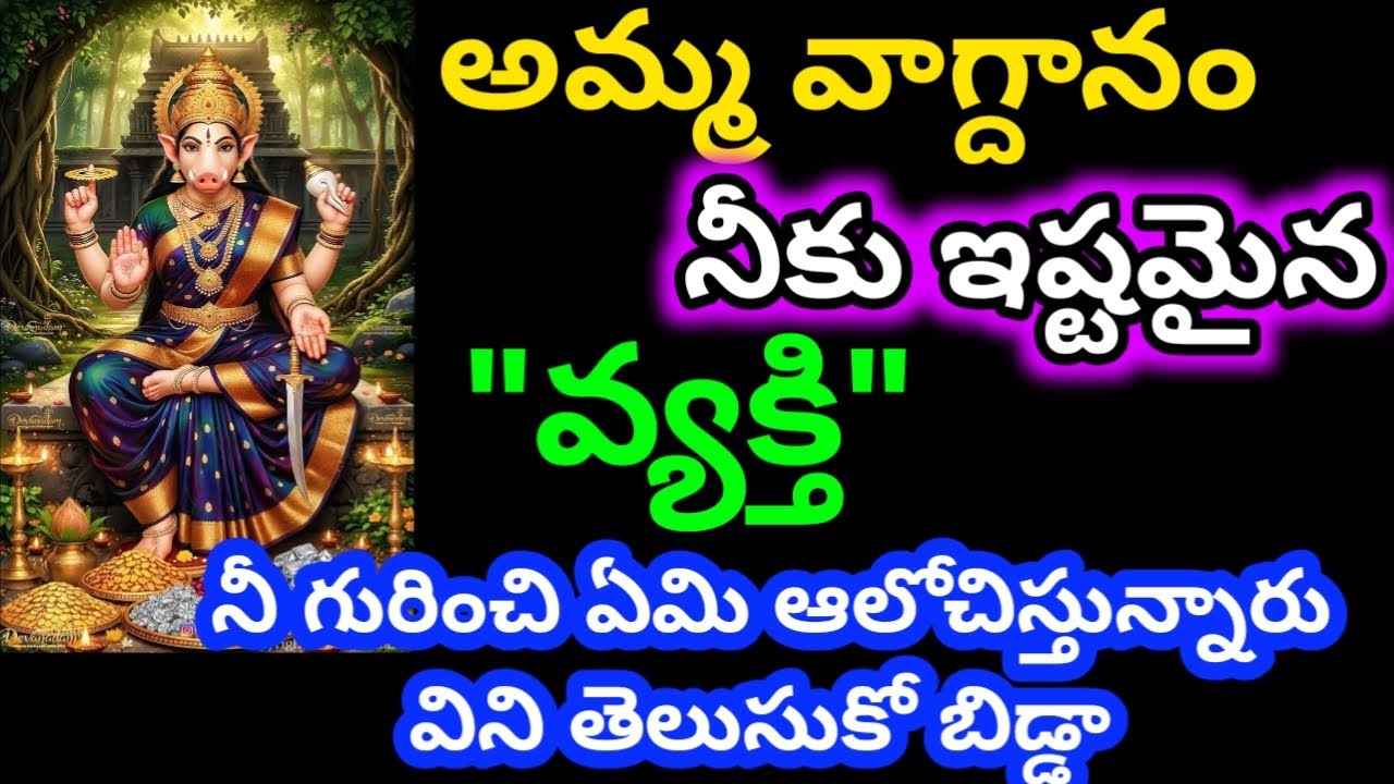 నీకు ఇష్టమైన వ్యక్తి నీ గురించి ఏమి అనుకుంటున్నారో విని తెలుసుకో బిడ్డా|varahidevi vagdhanam