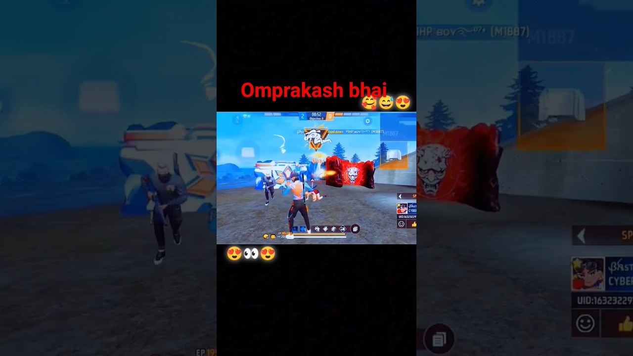 🥰 free fire ki video 😍 #ytshorts #siyar gaming #om bhai@MrBeast @MrBeastGaming