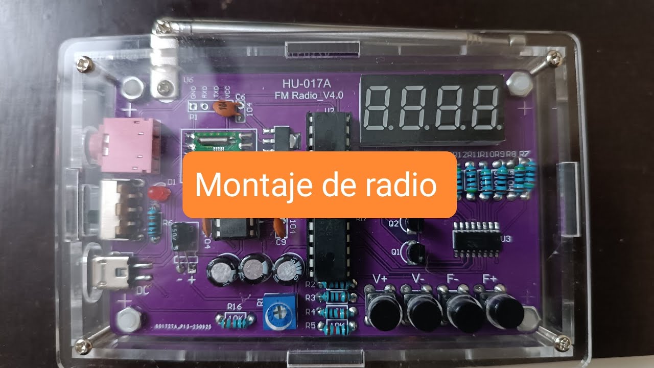 Montaje de radio