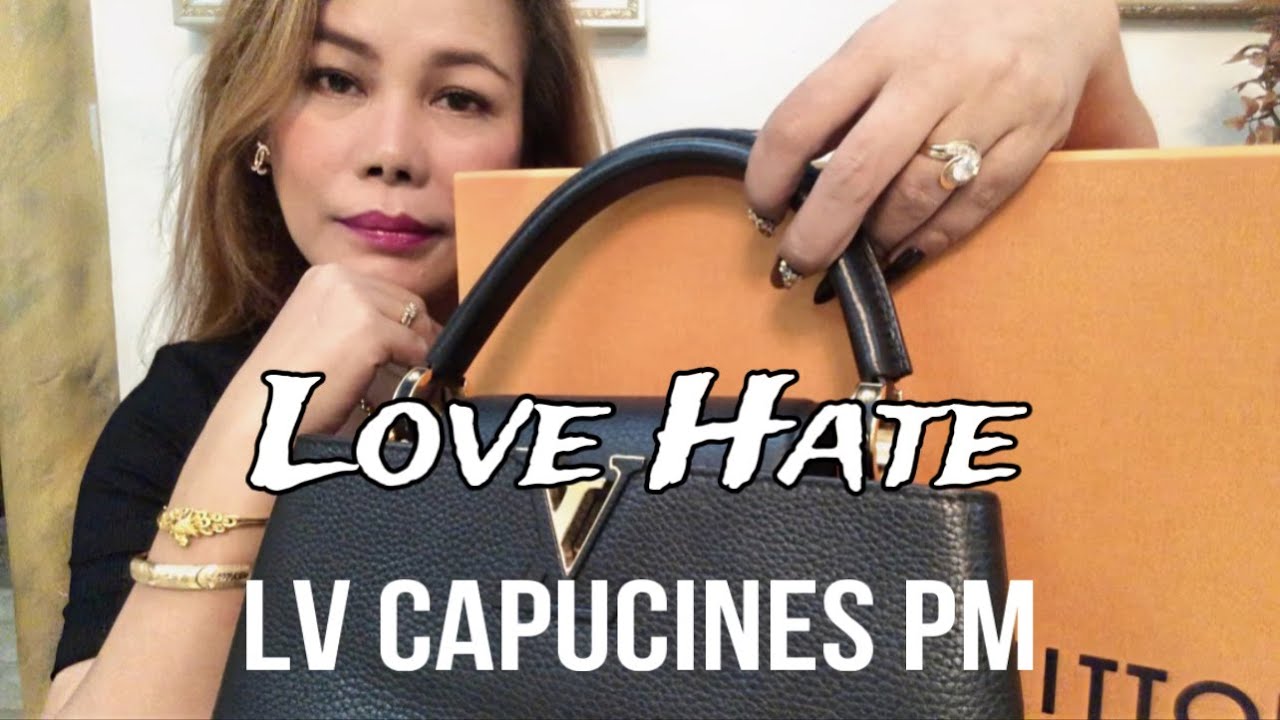 WHY I LOVE AND HATE MY LOUIS VUITTON CAPUCINES PM | LIFE OF MC