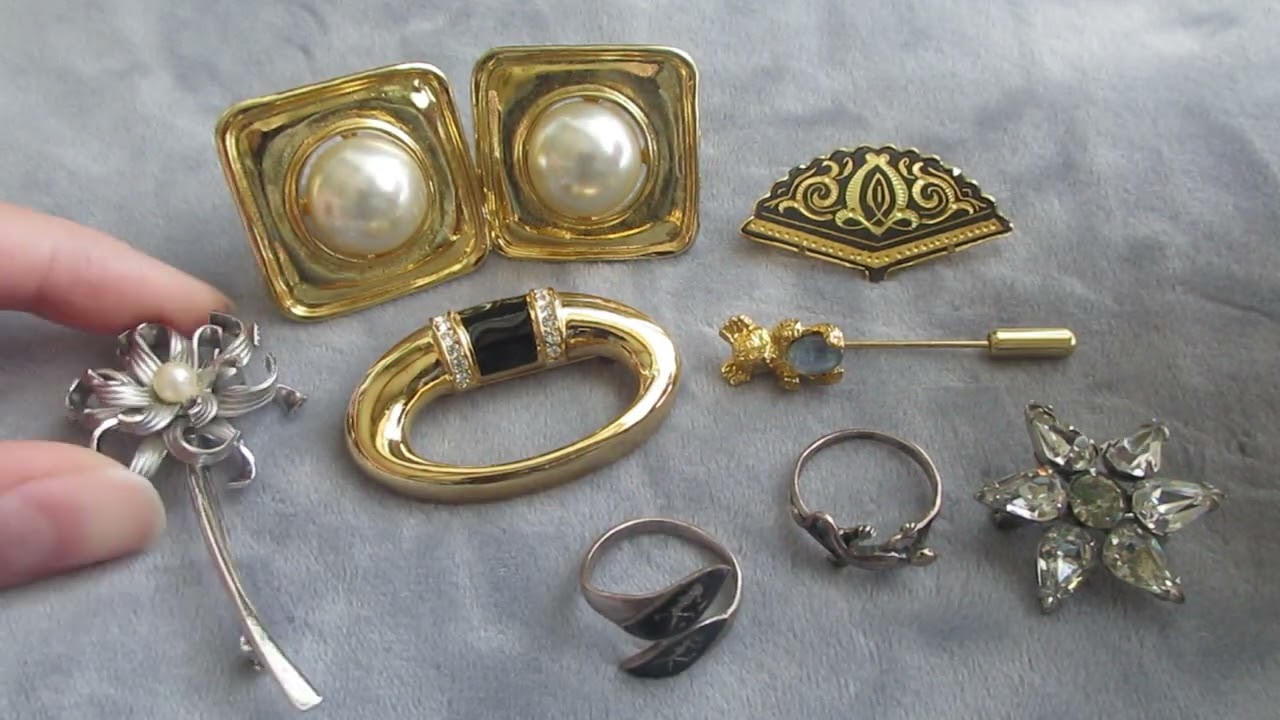 Покупка винтажных украшений в секонд-хенде: Christian Dior, Bond Boyd и другие! #винтажныеукрашен...
