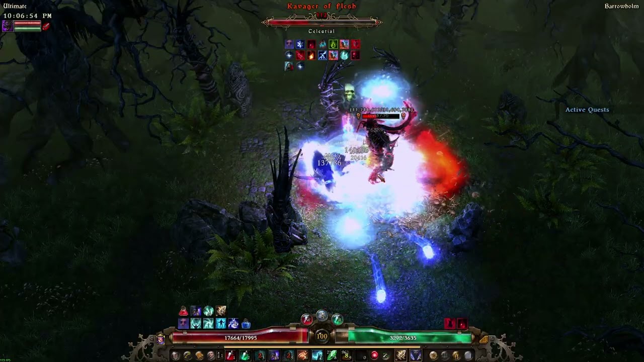 Grim Dawn - Cold Reaper 42s Ravager Clear