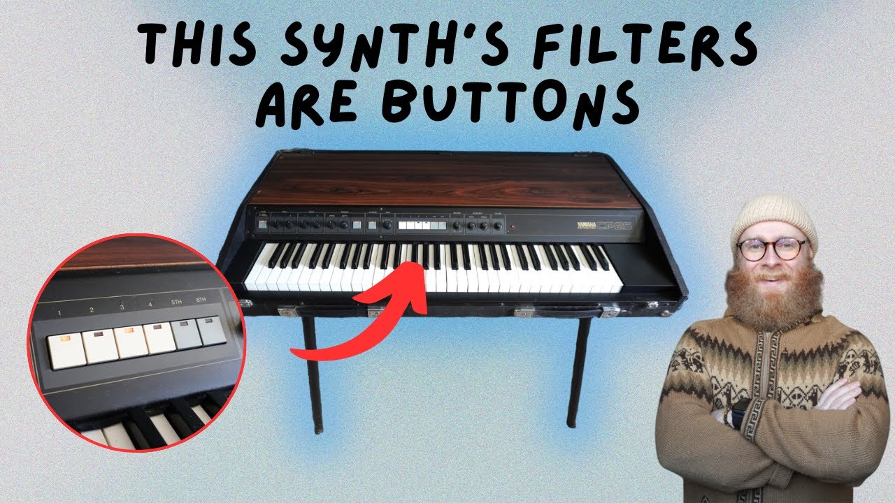 A Quirky & Rare 1981 Analog Synth | Yamaha CP25 EP