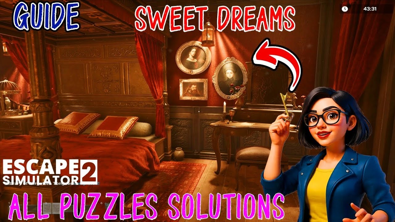 Escape Simulator 2 Sweet dreams All Puzzles Solutions