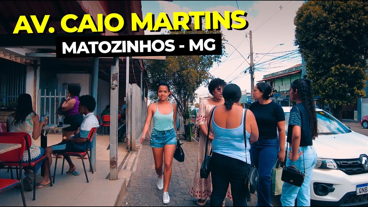 AVENIDA CAIO MARTINS | CENTRO | MATOZINHOS - MG | NA RUA 4K