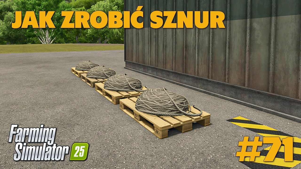 Jak zrobić sznur - Farming Simulator 25 | #71