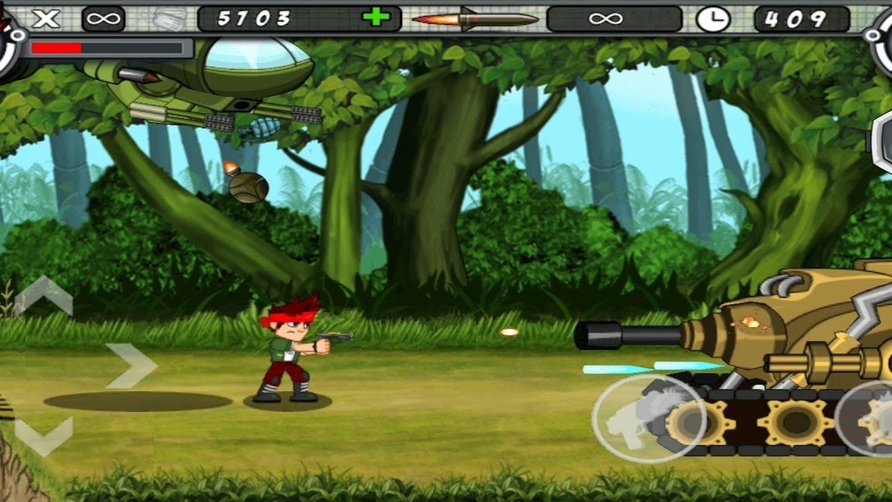 Robot boy vs green monster funny game video.