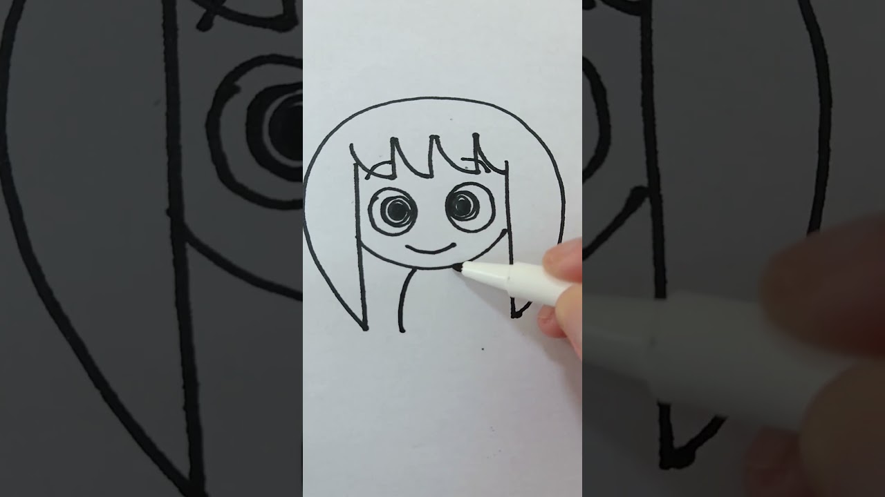 desenhos f&aacute;ceis boneca #desenho