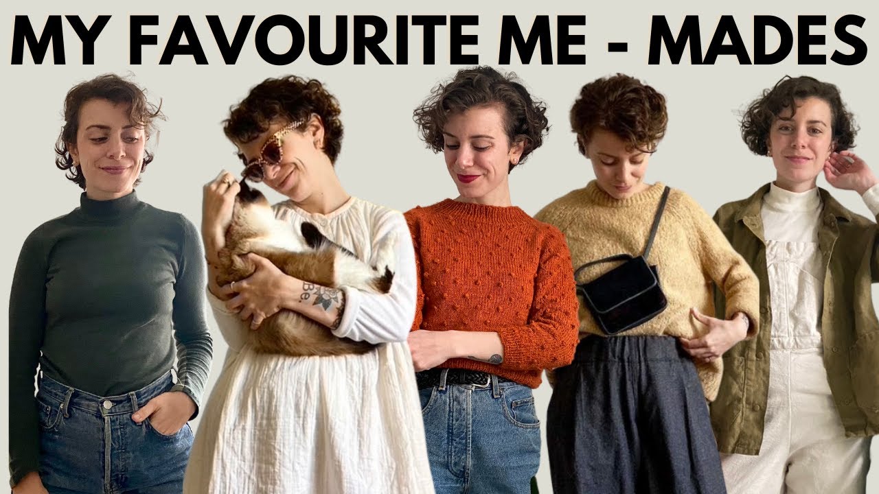 My top 10 Favourite items I sewed this year | Sharing my me made wardrobe from 2021