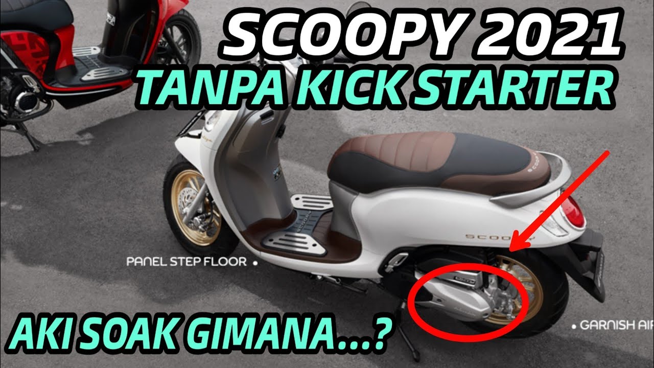 SCOOPY 2021 FITUR CANGGIH TANPA KICK STARTER