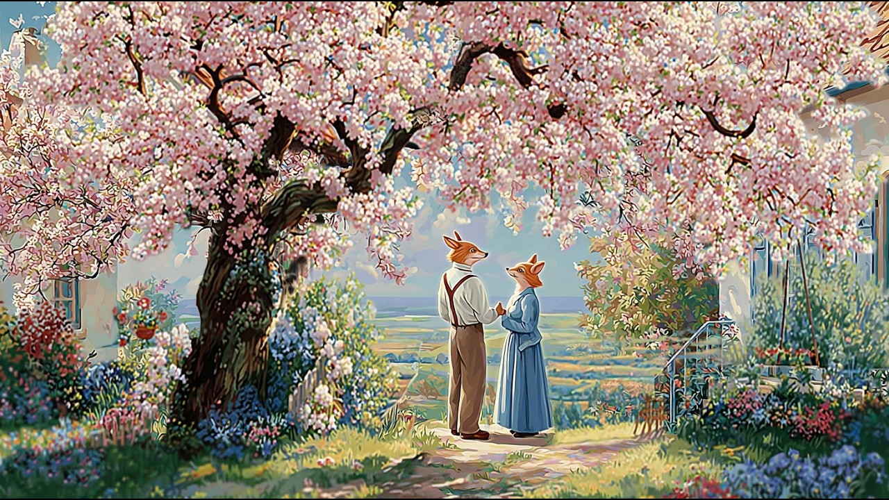 Blooming Serenity: A Sun-Drenched Waltz in the Secret Garden | Celtic Ambient Folk