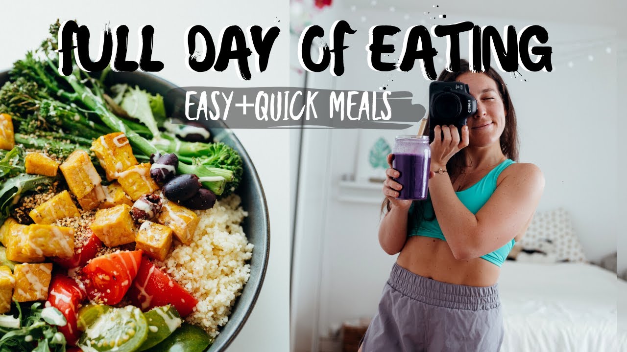 WHAT I EAT IN A DAY to stay healthy at HOME (vegan)