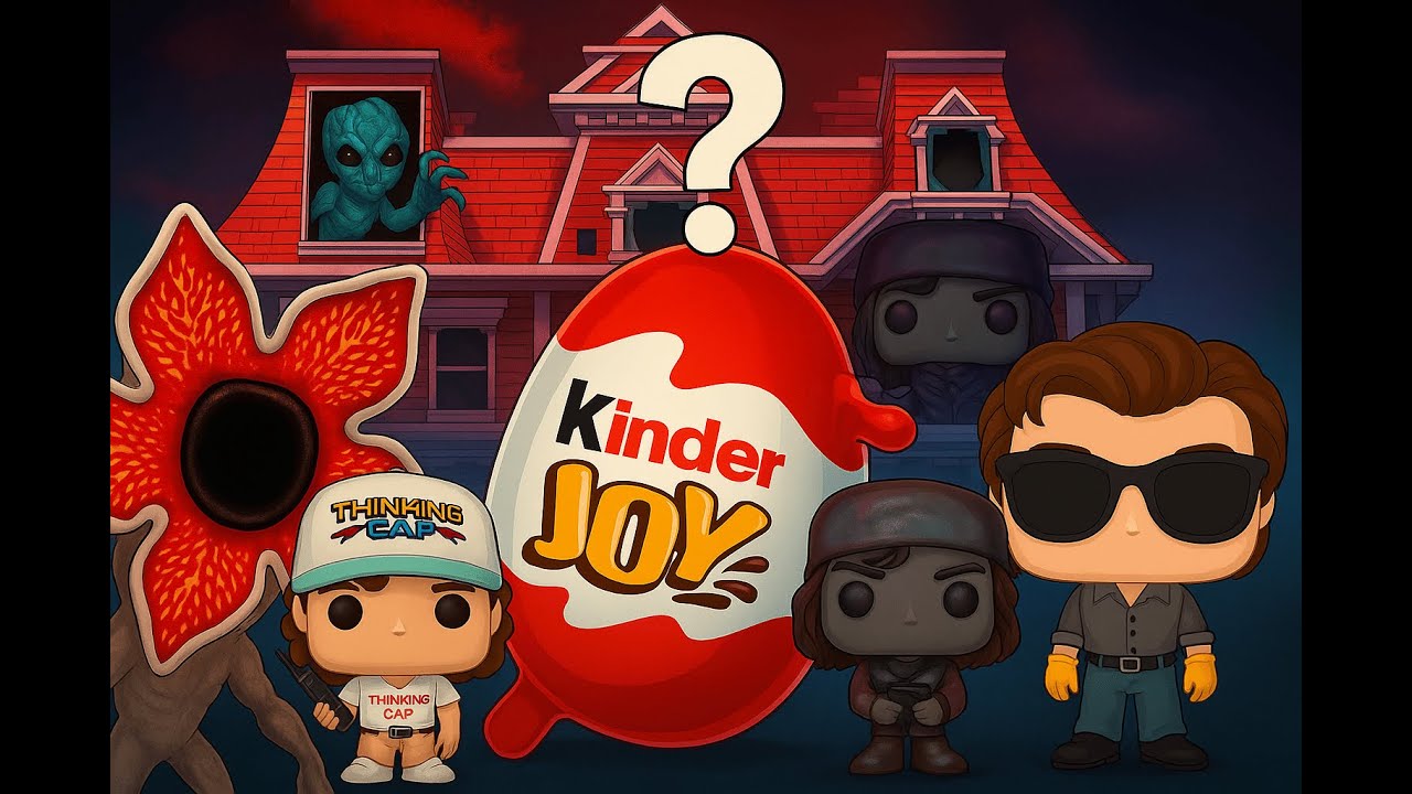 РАСПАКОВКА KINDER JOY STRANGER THINGS/ОЧЕНЬ СТРАННЫЕ ДЕЛА. ДОМИК ДЛЯ ПЕРСОНАЖЕЙ❓