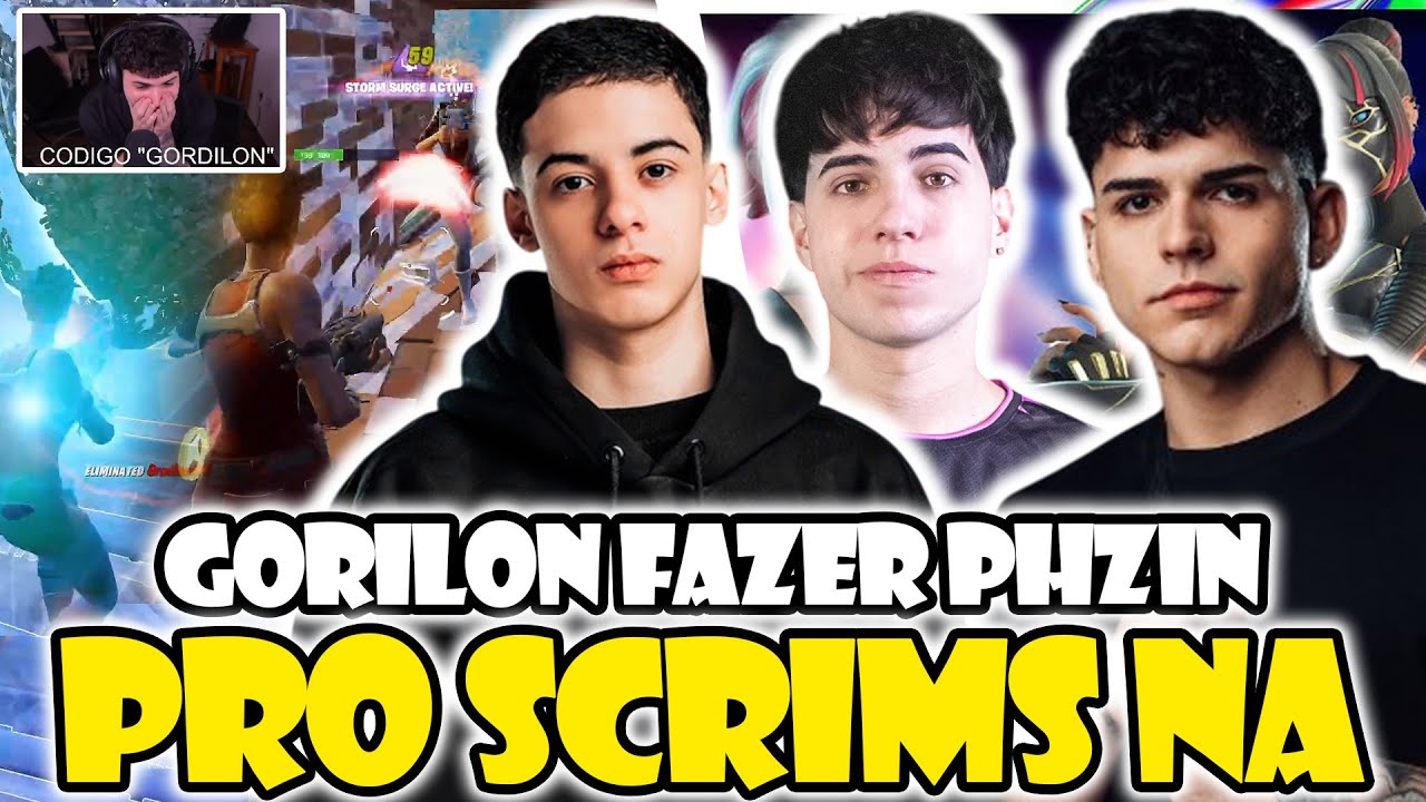 GORILON FAZER Y PHZIN JUEGAN LA PRO SCRIMS NA🔥TALLAMI DE COACH | DIA 3 SCRIMS DE GORILON