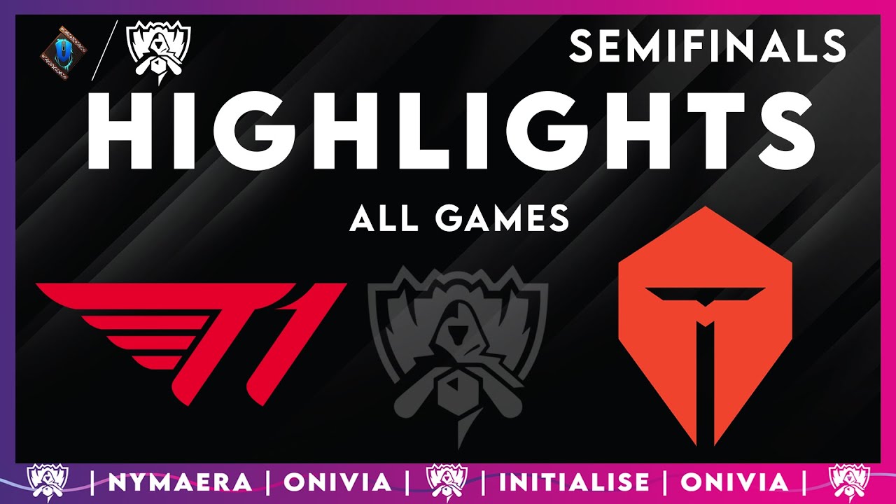 T1 vs TES Highlights ALL GAMES | Worlds 2025 Semifinals | T1 vs ⁠Top Esports by Onivia
