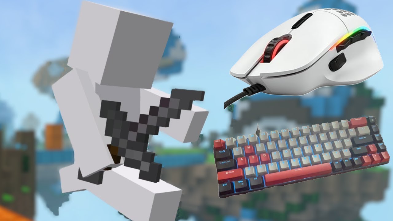 Hive Bedwars ASMR to Study/Relax (Mechanical Keyboard and Mouse Sounds)