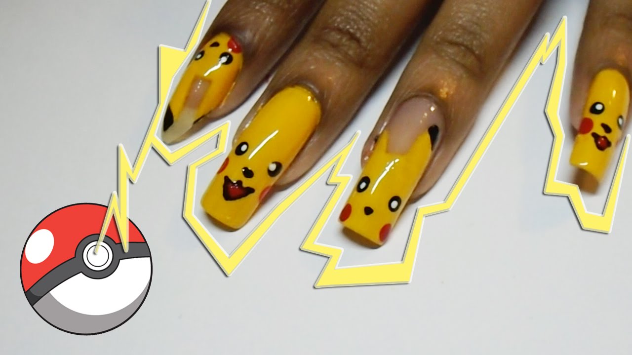 Let's Evolve! Watch this Pikachu Nail Art Tutorial