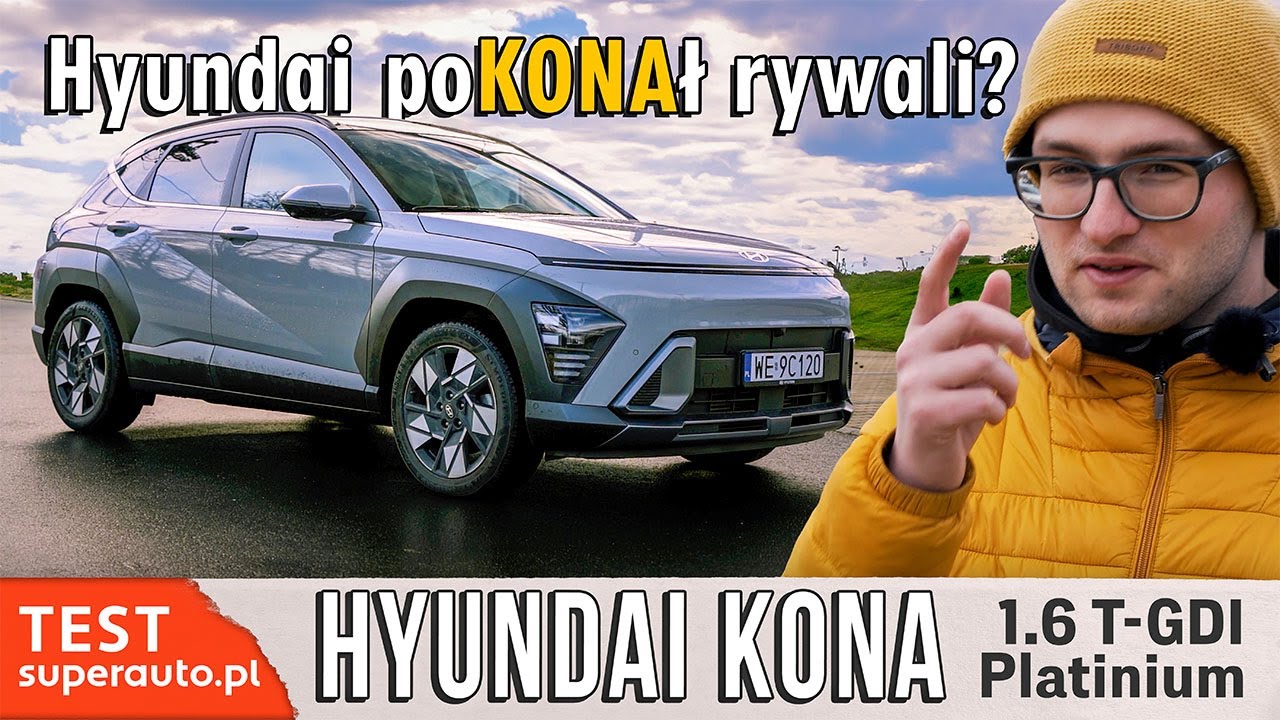 Hyundai Kona 2024 1.6 T-GDI 4WD - słuszny ruch TEST PL | Superauto.pl
