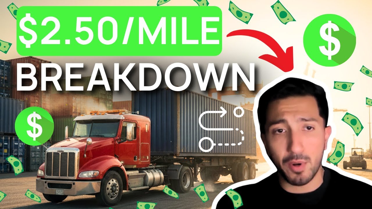 How Drayage Carriers Make Money at $2.50/Mile (Real Numbers)