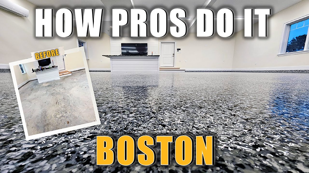 I Flew to Boston to Film How Pros Actually Install Epoxy Floors
