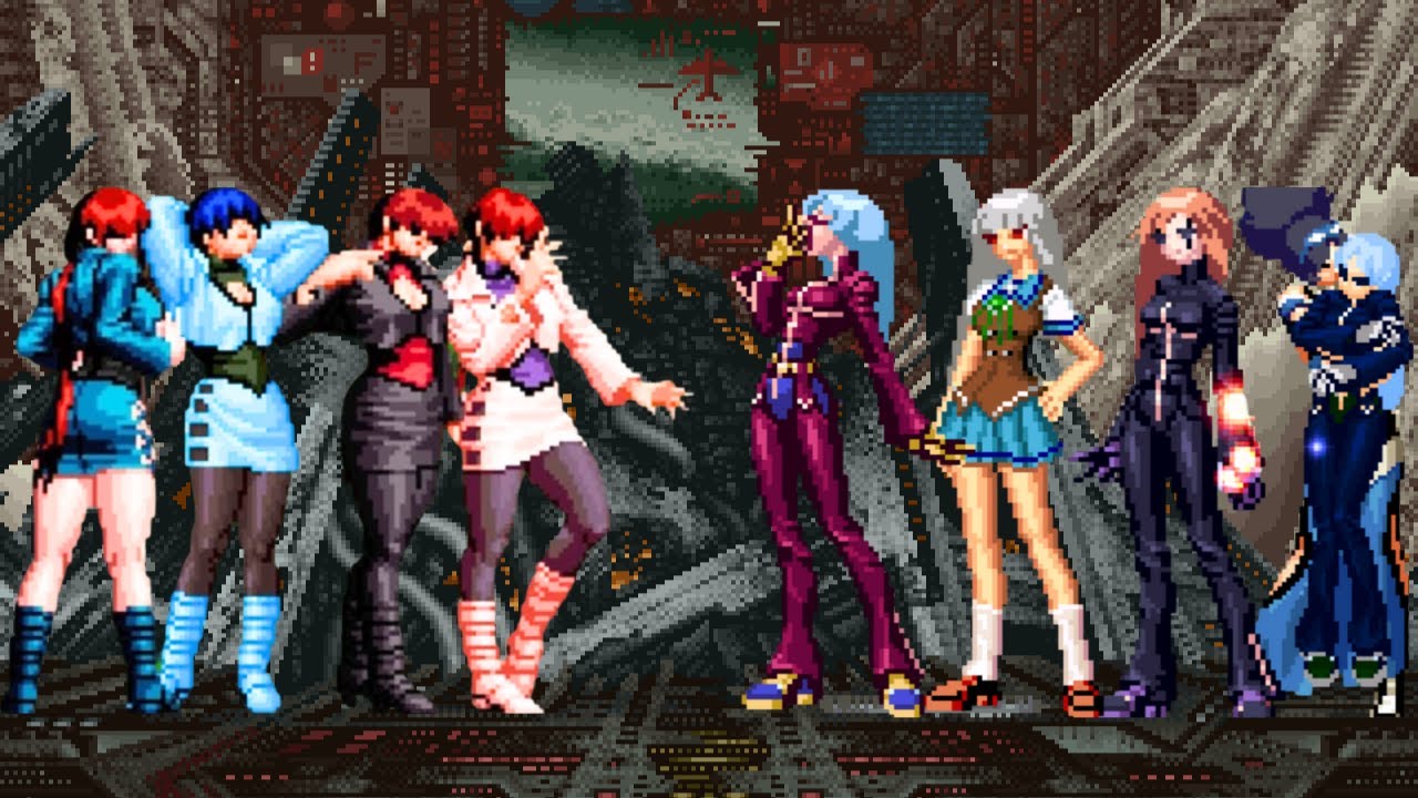 [KOF Mugen] ❤️ Shermie Team vs Kula Diamond Team | 🔥 Epic Fight