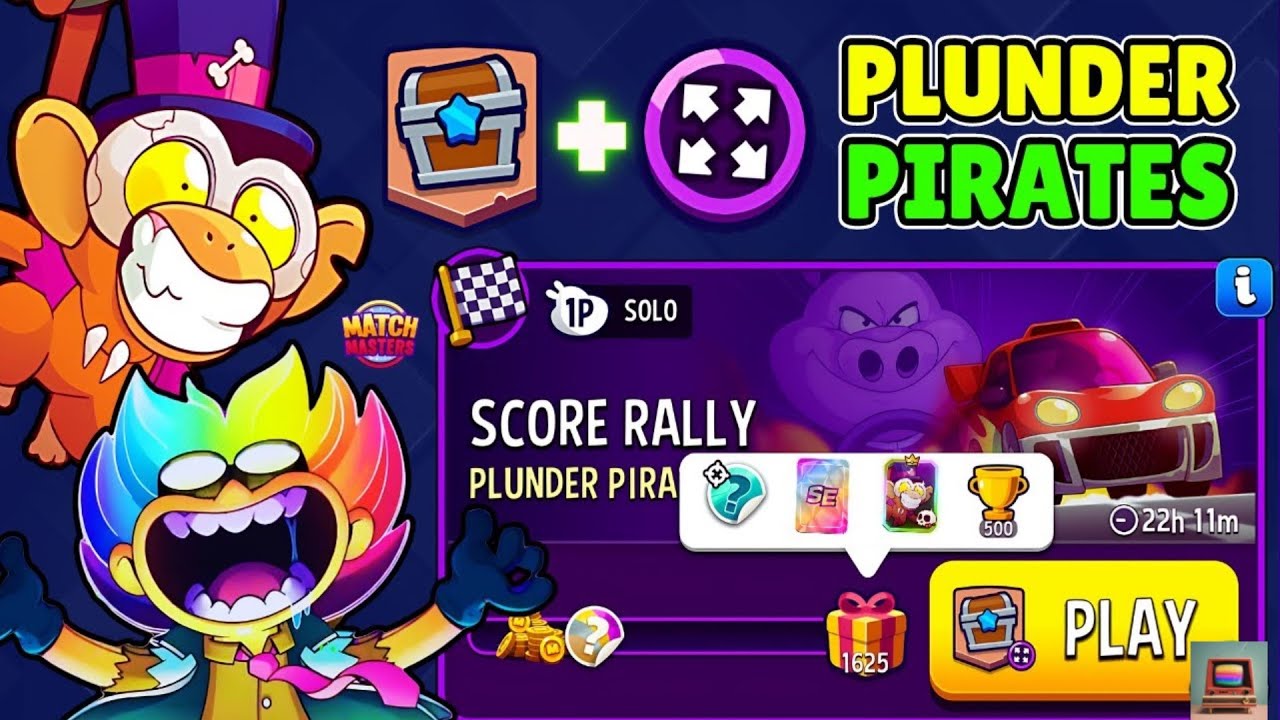 Solo Challenge PLUNDER PIRATES x2😍🔥 #matchmasters