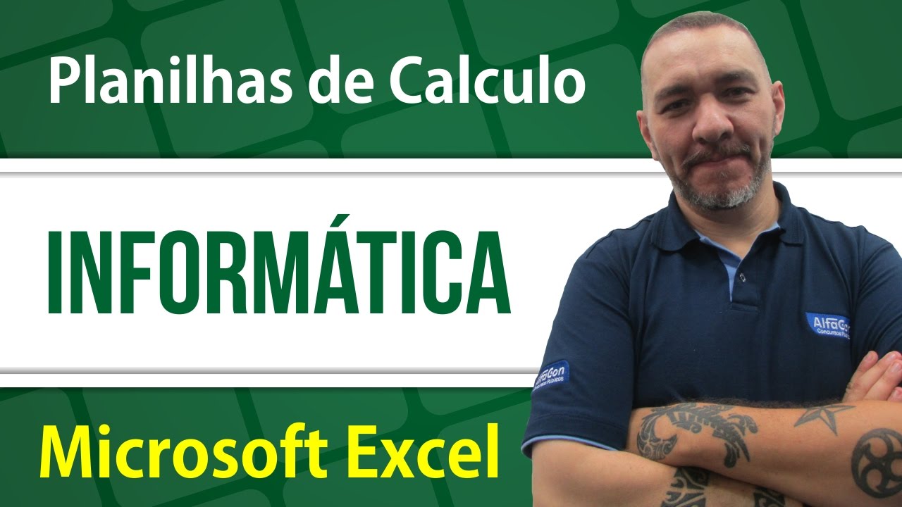 Informática para Concursos - Planilhas de Cálculo - AlfaCon