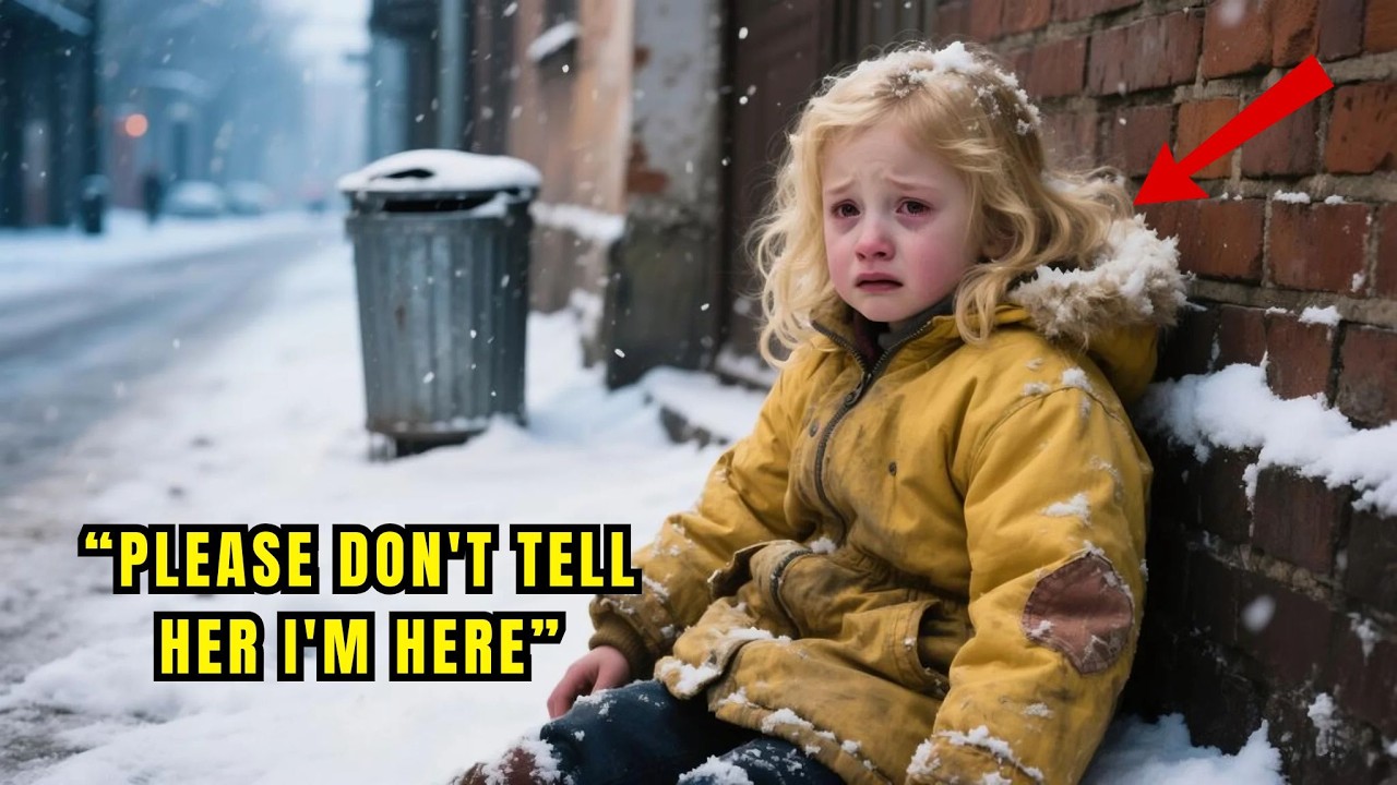 A Millionaire Sees a Little Girl Running Away From Her Aunt's House   Please Don't Tell Her I'm Here