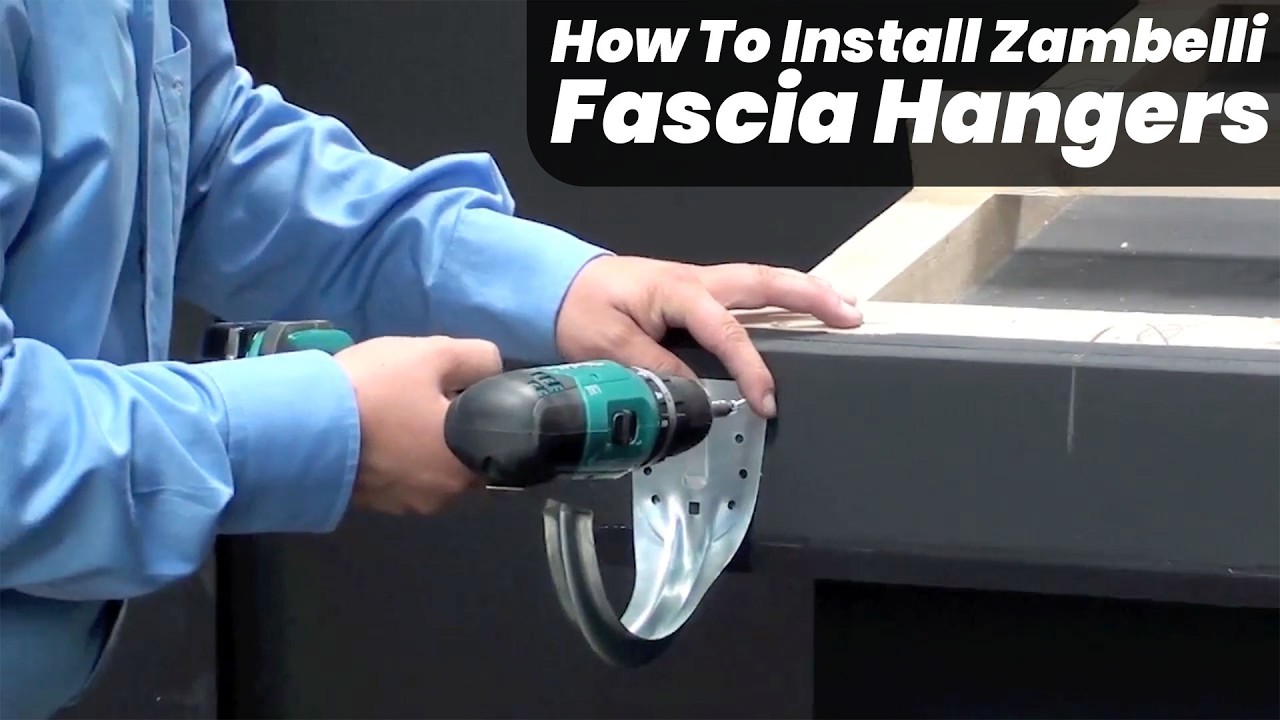 How To Install A Zambelli Fascia Hanger (Gutter Bracket)